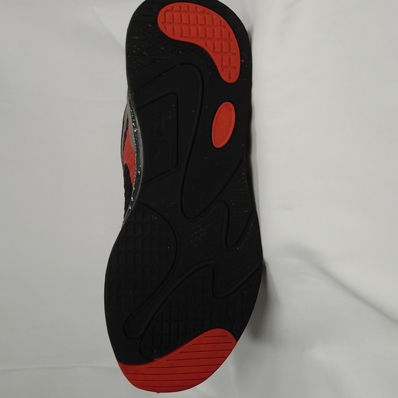 PUMA RS- Fast 'Amp' Black/Gray/Red Sneakers. Size 11 Mens - Picture 6 of 10